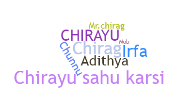 Přezdívka - Chirayu