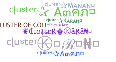 Přezdívka - Cluster