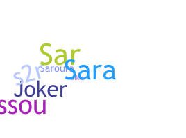Přezdívka - Sarra