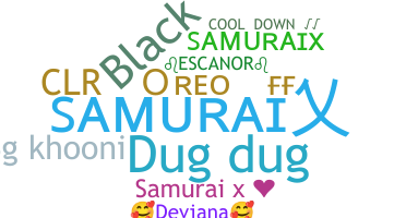 Přezdívka - SamuraiX