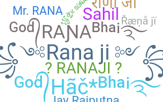 Přezdívka - Ranaji