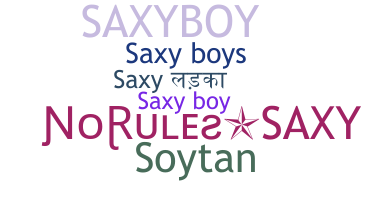 Přezdívka - saxyboy