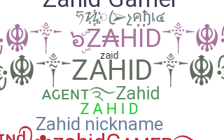 Přezdívka - Zahid