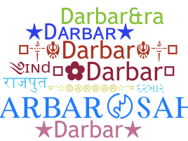 Přezdívka - Darbar