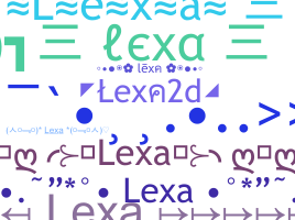 Přezdívka - lexa2d