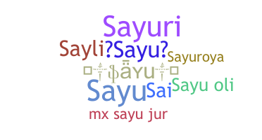 Přezdívka - Sayu