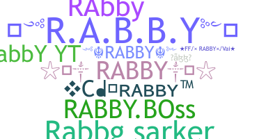 Přezdívka - Rabby