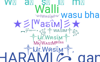 Přezdívka - Wasim