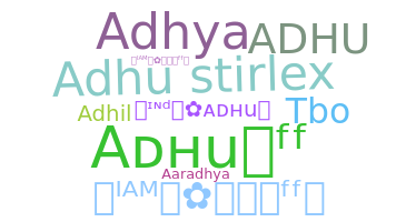 Přezdívka - Adhu