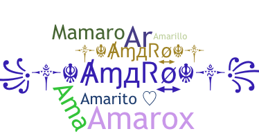 Přezdívka - Amaro