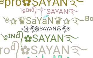 Přezdívka - Sayan