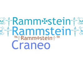 Přezdívka - rammstein