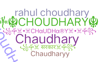 Přezdívka - Choudhary