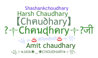 Přezdívka - Chaudhary