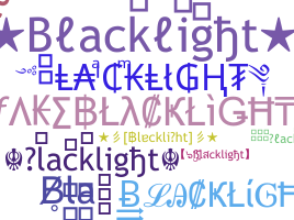 Přezdívka - Blacklight