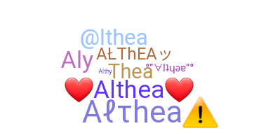 Přezdívka - Althea