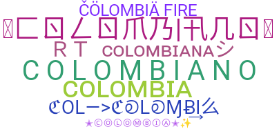 Přezdívka - colombia
