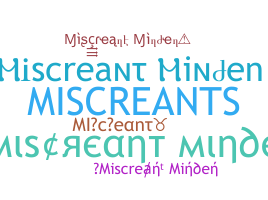 Přezdívka - MIScreant