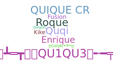 Přezdívka - Quique