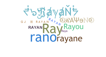Přezdívka - Rayan