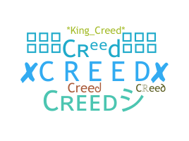 Přezdívka - Creed