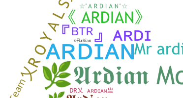 Přezdívka - Ardian