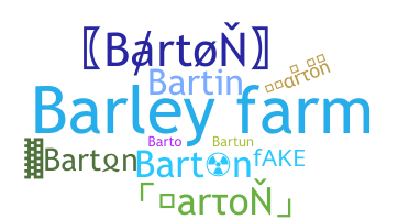 Přezdívka - Barton