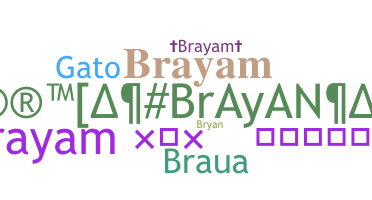 Přezdívka - Brayam