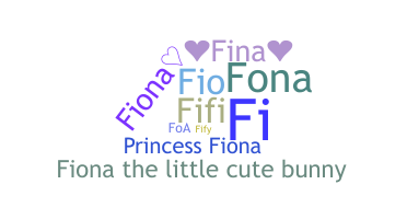 Přezdívka - Fiona