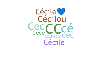 Přezdívka - Cecile