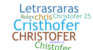 Přezdívka - Christofer