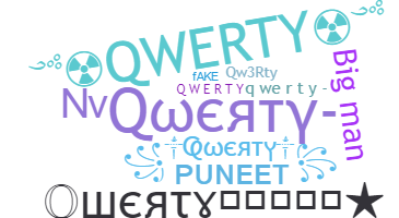 Přezdívka - qwerty