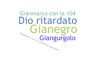 Přezdívka - Gianmarco