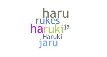 Přezdívka - Haruki