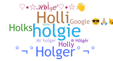 Přezdívka - Holger