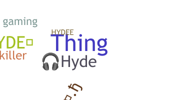 Přezdívka - Hyde