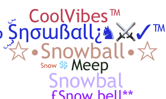 Přezdívka - Snowball