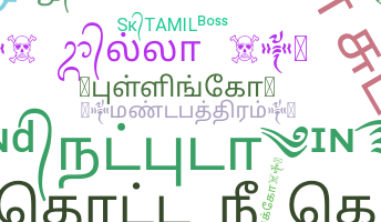 Přezdívka - Tamil
