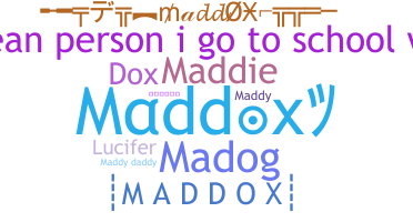 Přezdívka - Maddox