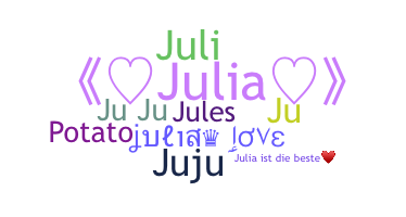 Přezdívka - Julia