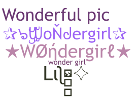 Přezdívka - wondergirl