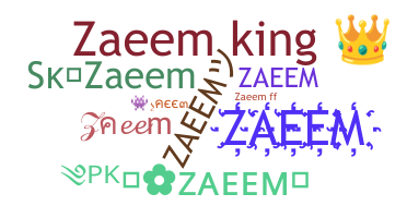 Přezdívka - Zaeem