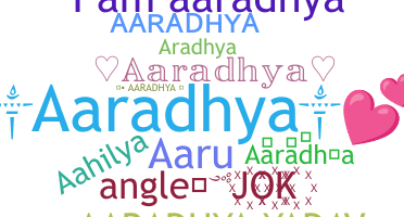 Přezdívka - Aaradhya