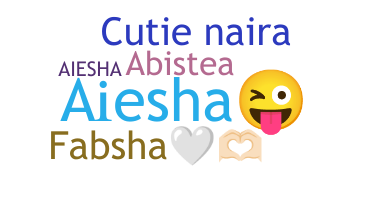 Přezdívka - Aiesha