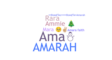 Přezdívka - Amarah