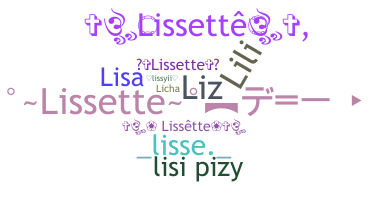 Přezdívka - Lissette