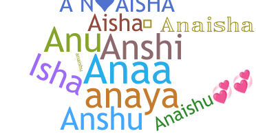 Přezdívka - Anaisha