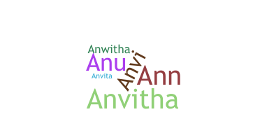 Přezdívka - Anvitha