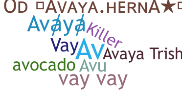 Přezdívka - Avaya