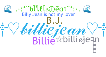 Přezdívka - Billiejean